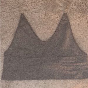 Free People gray cami/bralette